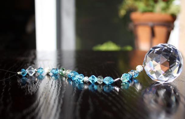 Hanging Jeweled Swarovski KNOWLEDGE Crystal